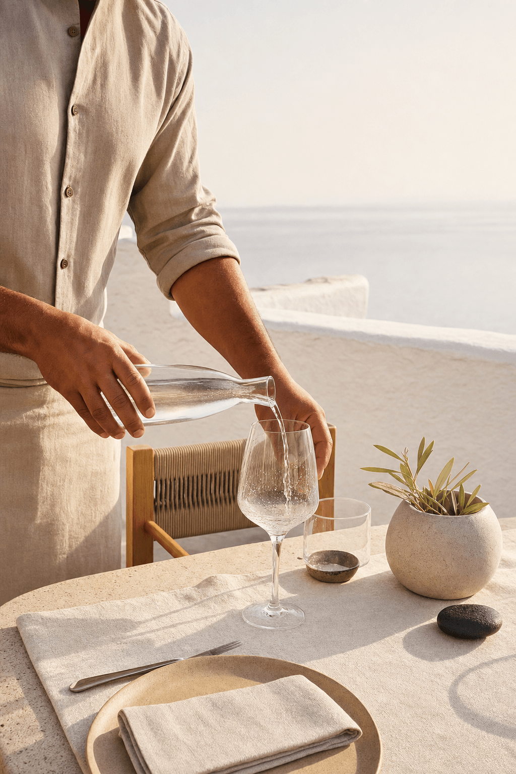 A member of the Sommet concierge team